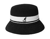 Hut Kangol Bermuda Stripe Bucket Black