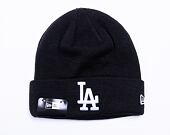 Mütze New Era Essential Cuff Knit - LA Dodgers - Black / Optic White