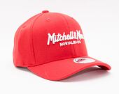 Kappe Mitchell & Ness - Branded Pinscript Classic Red - Scarlet / White