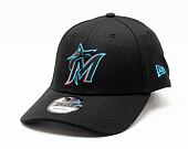 Kappe New Era 9FORTY MLB The League 19 Miami Marlins Strapback Game Logo