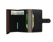 Geldbörse Secrid Miniwallet Saffiano Brown