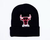 Mütze Mitchell & Ness Chicago Bulls Chenille Logo Cuff Knit Black