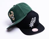 Kappe Mitchell & Ness - NBA Team Ground 2.0 Snapback - Milwaukee Bucks - Green
