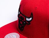 Kappe Mitchell & Ness - NBA Team Ground 2.0 Snapback - Chicago Bulls - Red