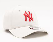 Kappe New Era - MLB Essential 9FORTY - NY Yankees - Stone / Red