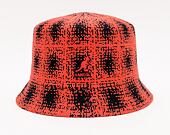 Hut Kangol Grunge Plaid Bin K3548-BC017 Black/Cherry Glow