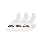 3 Paar Socken New Era Flag Invisible 3Pack White