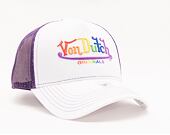 Kappe Von Dutch Fargo Trucker Cotton Twill White/Purple