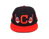 Kappe Adam Wave 59FIFTY MLB “Banned” Cleveland Indians Fitted