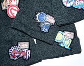 Mütze Mitchell & Ness XL LOGO PATCH KNIT HWC Golden State Warriors Black