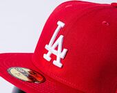 Kappe New Era - MLB Basic 59FIFTY - LA Dodgers - Scarlet / White