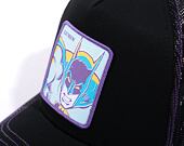 Kappe Capslab Batman - Retro Batman Trucker Black / Purple