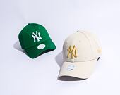 Damen Kappe New Era - MLB Metallic 9FORTY - NY Yankees - Stone / Gold