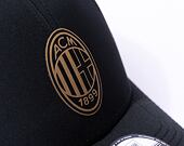 Kappe New Era - Black & Gold 9FORTY - AC Milan - Black