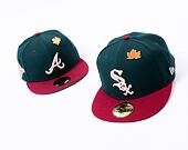 Kappe New Era 59FIFTY MLB "Leaf Drop" WS Chicago White Sox Green / White