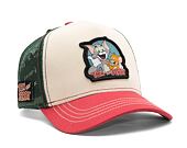 Kappe Capslab - Trucker Tom & Jerry - Tom & Jerry - Sand / Green / Red