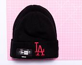 Kinder Mütze New Era MLB Kids League Essential Beanie - LA Dodgers - Black / Cardinal