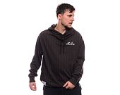 Pullover New Era Pinstripe Oversized Hoody Dark Brown / Black