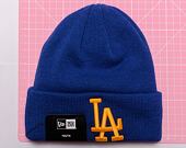 Kinder Mütze New Era MLB Kids League Essential Beanie - LA Dodgers - Blue Azure / Mellow Yello