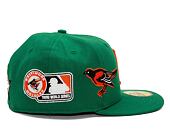 Kappe New Era 59FIFTY MLB Coops All Over Print Baltimore Orioles Cooperstown Team Color