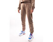 Damen Trainerhose New Era Arch Wordmark Joggers Ash Brown / White