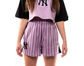 Damen Shorts New Era MLB Lifestyle Shorts - NY Yankees - Pastel Lilac / Black