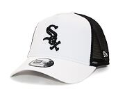 Kappe New Era 9FORTY A-Frame Trucker MLB League Essential Chicago White Sox - White / Black