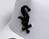 Kappe New Era 9FORTY A-Frame Trucker MLB League Essential Chicago White Sox - White / Black