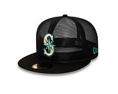 Kappe New Era 59FIFTY MLB Mesh Patch Seattle Mariners Black