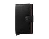 Geldbörse Secrid Miniwallet Original Black & Brown