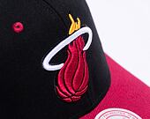 Kappe Mitchell & Ness Overbite Pro Snapback Miami Heat Black