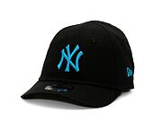 Kinder Kappe New Era 9FORTY Kids MLB League Essential - NY Yankees - Black / Sunwash Blue