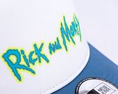Kappe New Era 9FORTY A-Frame Trucker Character Trucker Rick and Morty - Uniform Blue
