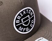 Kappe Brixton Crest C MP Snapback - Cinder Grey