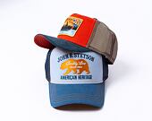 Kappe Stetson - Trucker Cap Bear - Light Blue/Blue