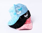 Kappe Reflection Luxury Fuzzy Trucker - Satin Black / White