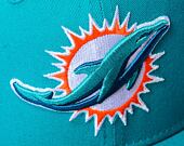 Kappi New Era - 59FIFTY - Miami Dolphins - Teamfarbe