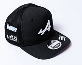 Kappe New Era - 9FIFTY Pre-Curved - Black - Alpine F1 - Black