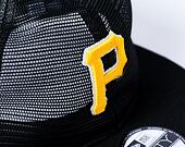 Kappe New Era - 9FIFTY Embroidered Mesh - Pittsburgh Pirates - Black