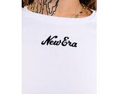 Damen T-Shirt New Era - Script Tee Slim - White / Black