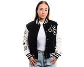 Damenjacke New Era - Varsity - Black / Off White