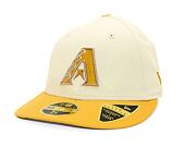 Kappe New Era - 59FIFTY Low Profile "Late Fall Vibes" - Arizona Diamondbacks - Cream / Gold