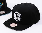 Kappe Mitchell & Ness - Evergreen Black/White Snapback - Brooklyn Nets - Black