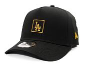 Kappe New Era - 9FORTY A-Frame MLB Metallic Patch - LA Dodgers - Black / Gold