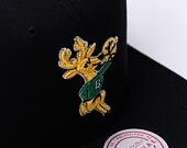 Kappe Mitchell & Ness - Shine On Snapback Hwc - Milwaukee Bucks - Black