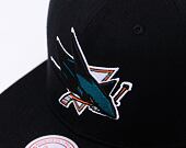 Kappe Mitchell & Ness - Conference Patch Snapback - San Jose Sharks - Black