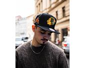 Kappe Mitchell & Ness - Conference Patch Snapback Vntg - Chicago Blackhawks - Black