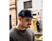 Kappe Mitchell & Ness - Evergreen Black/White Snapback - Milwaukee Bucks - Black