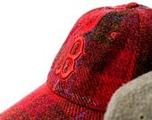 Kappe New Era - 9TWENTY MLB Harris Tweed - Boston Red Sox - Red