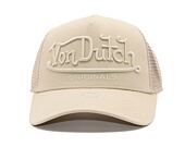 Kappe Von Dutch - Trucker Riverside - Caps - Cot Twill - Cream